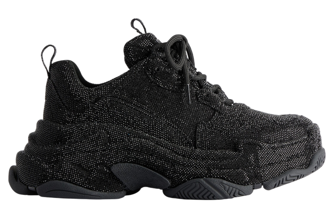 Triple S With Rhinestones Black