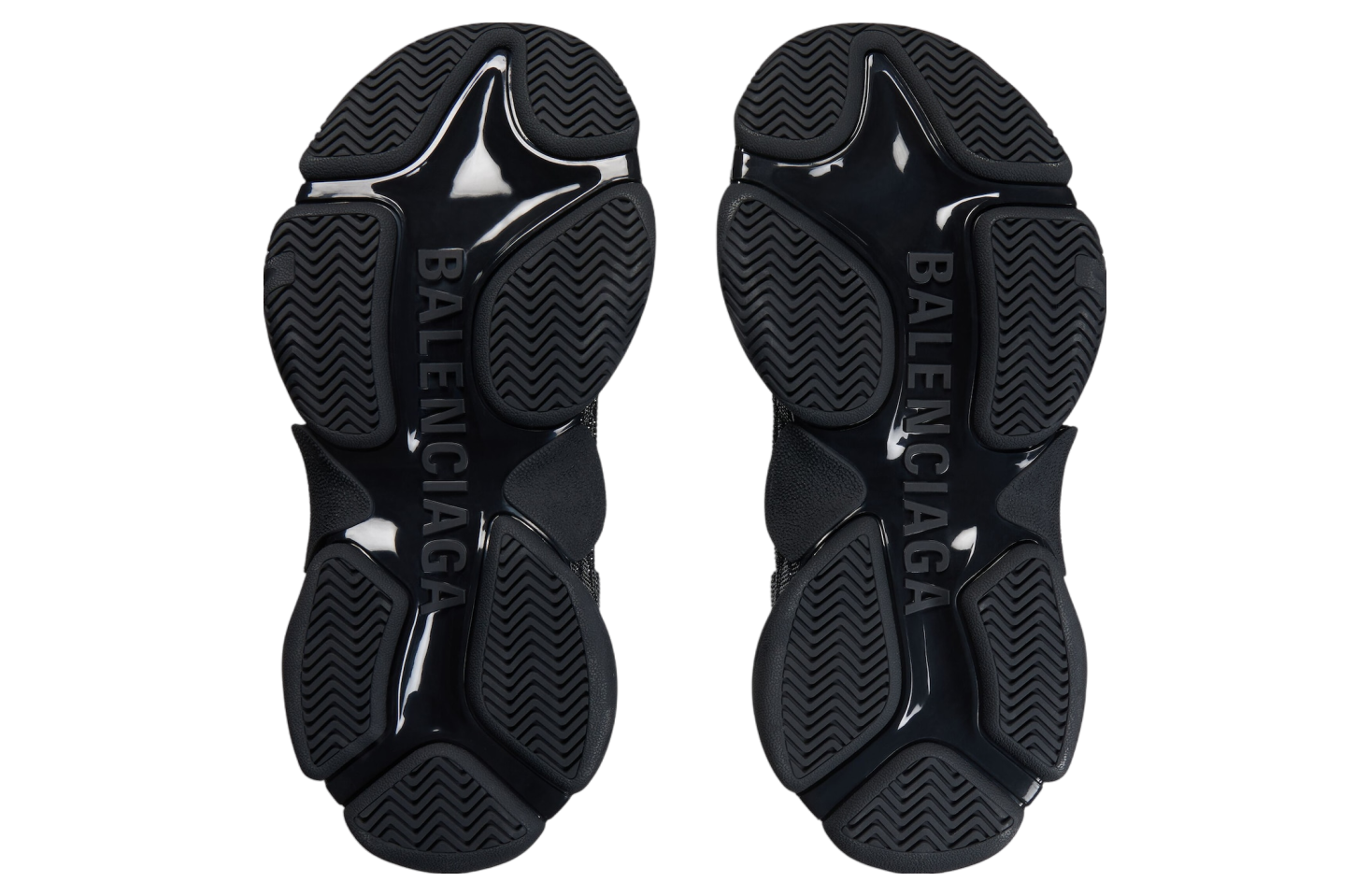 Triple S With Rhinestones Black