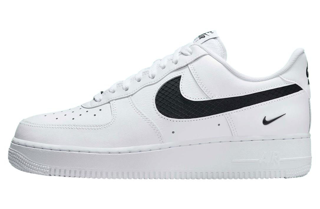 Air Force 1 Low White / Black Nylon Swoosh