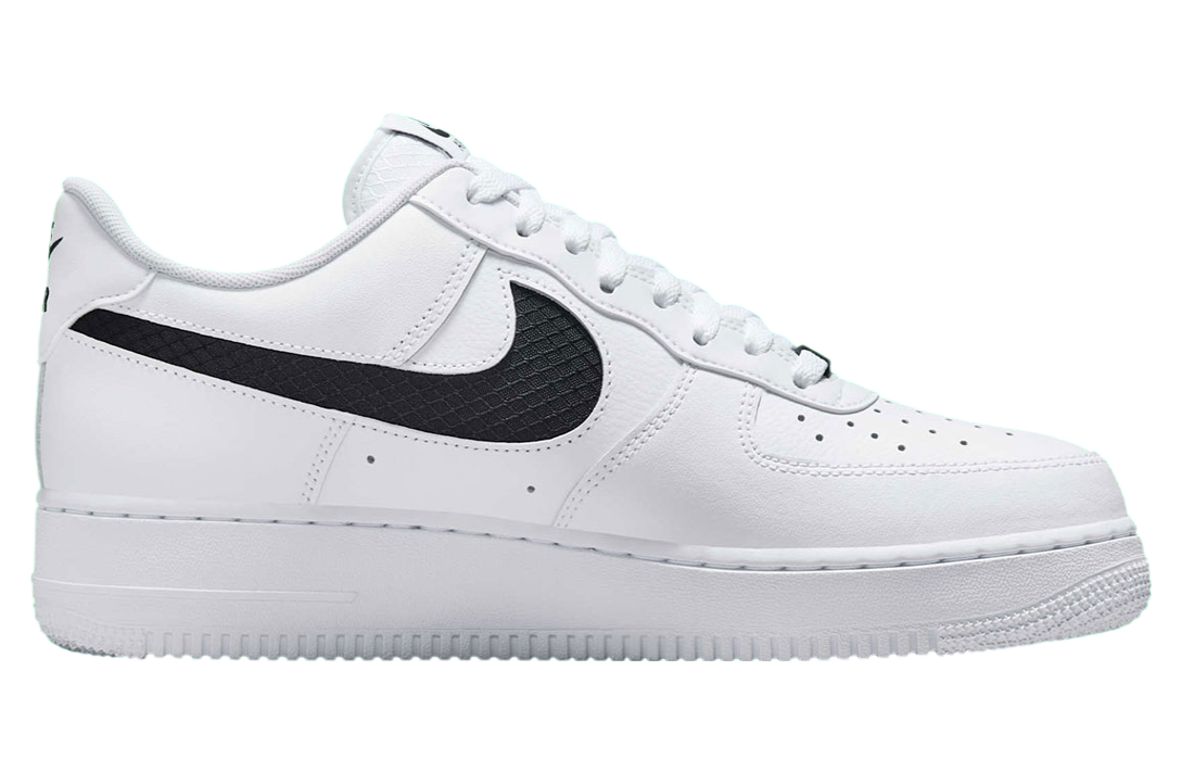 Air Force 1 Low White / Black Nylon Swoosh