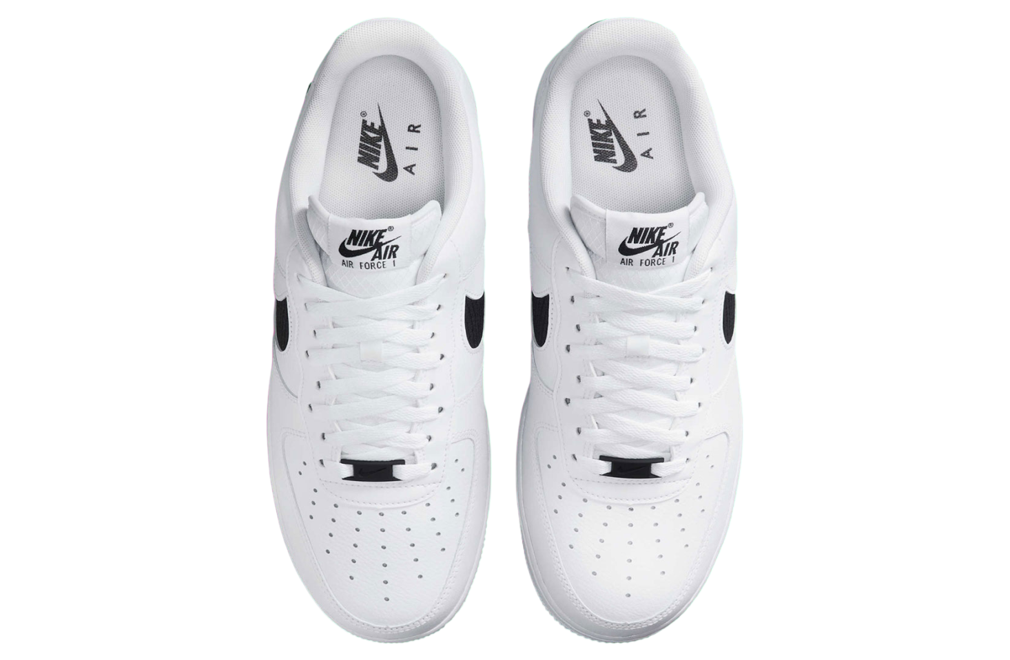 Air Force 1 Low White / Black Nylon Swoosh