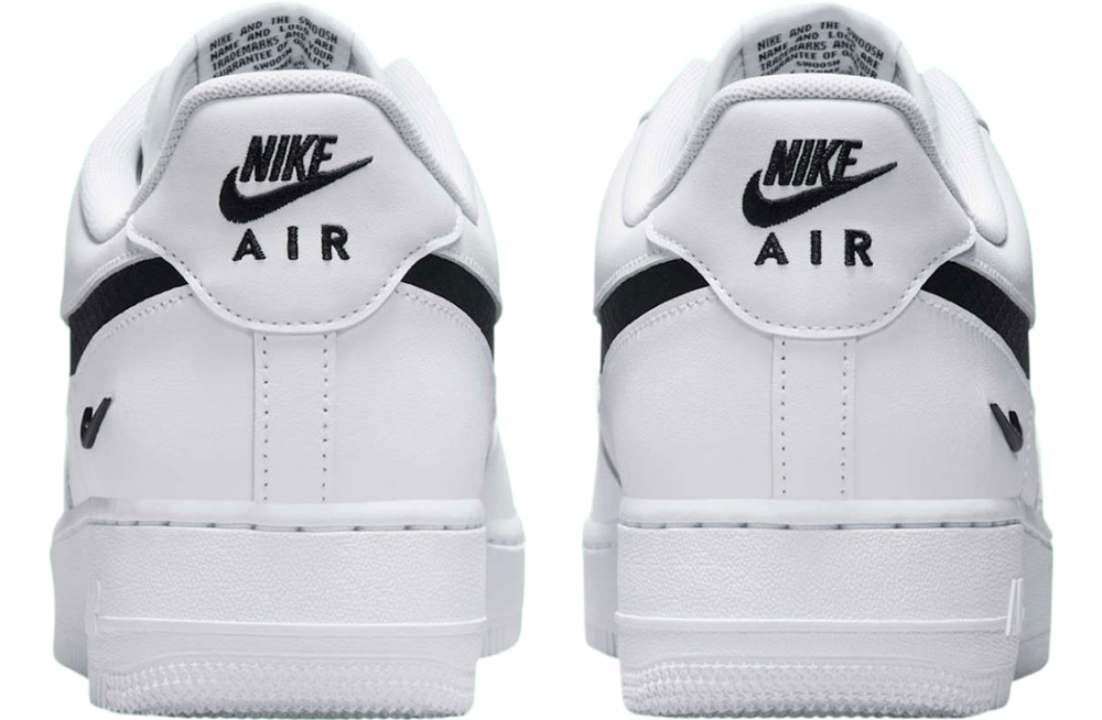 Air Force 1 Low White / Black Nylon Swoosh