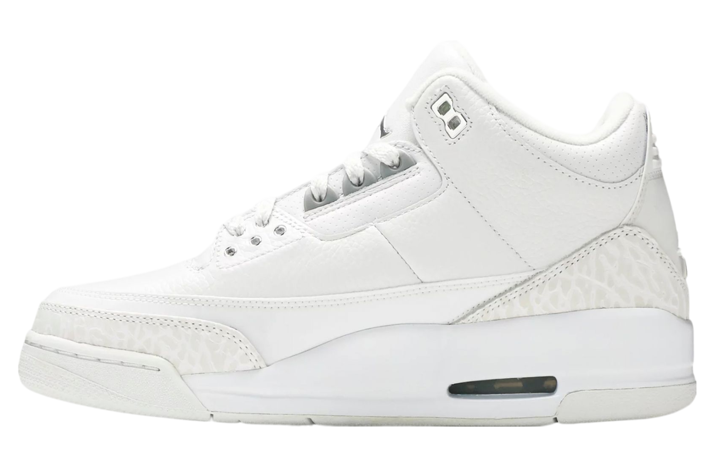 3 Pure Money White / Metallic Silver